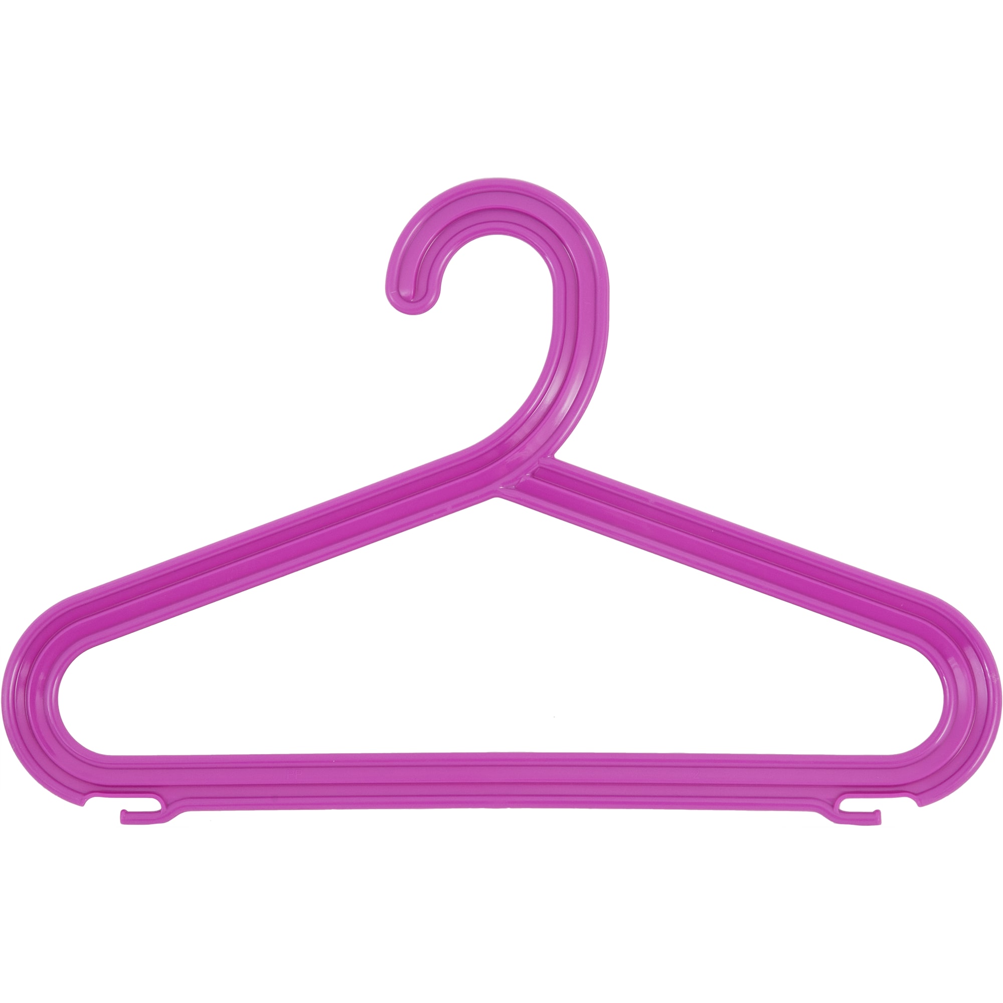 82999633 Плечики малые 318x204x12 мм, полипропилен, цвет малиновый, 3 шт Santreyd 