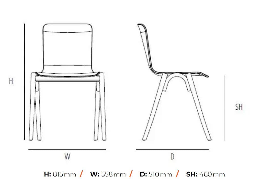 Штабелируемый стул из бука Wiener GTV Design You ARCH-00064773 - Вид №5