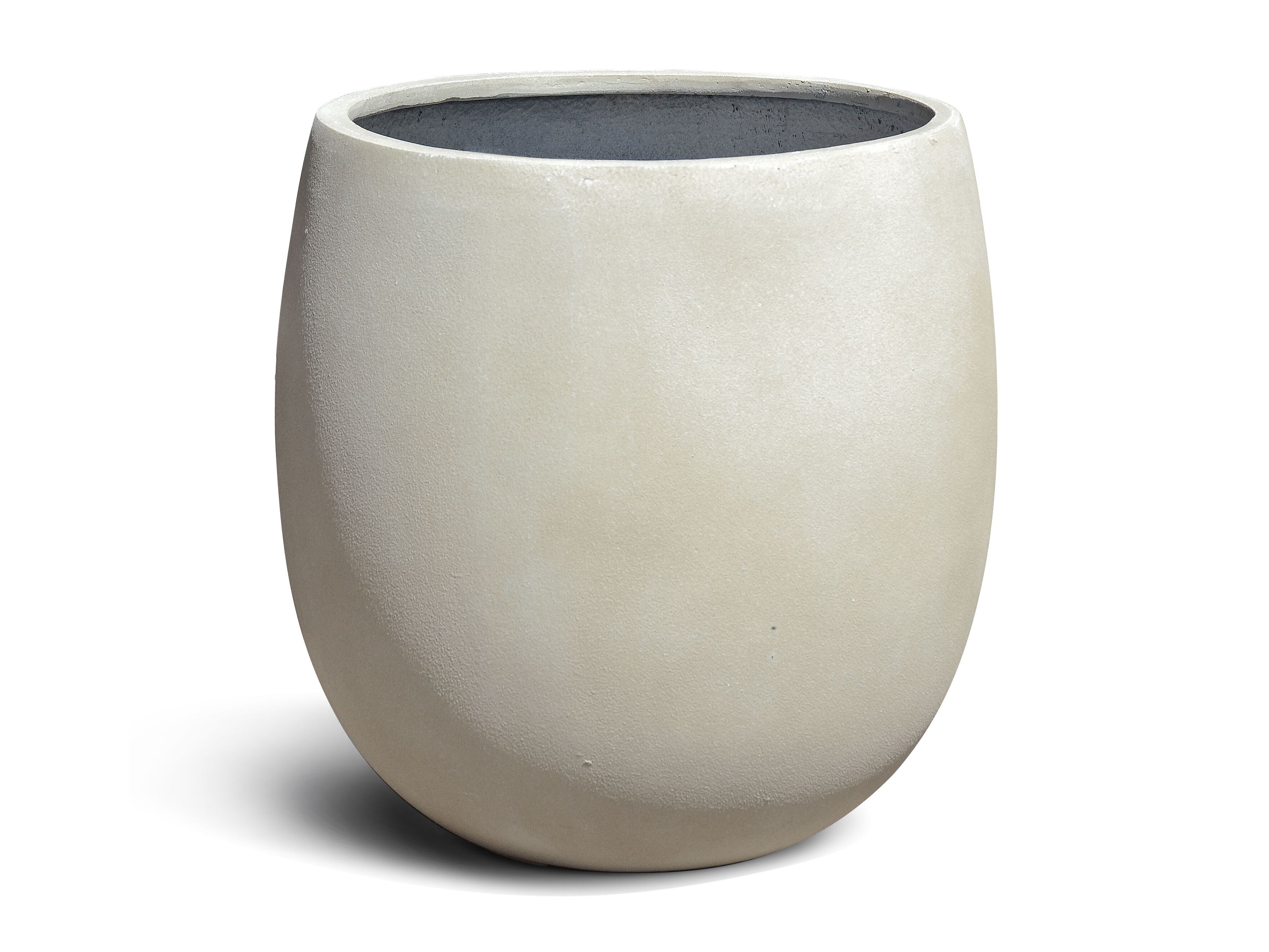 Садовый горшок из волокнистой глины PAOLELLI GARDEN Бетонная поверхность античного белого цвета ARCH-00013721