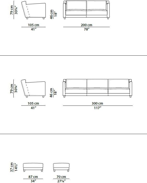 BAXTER Кожаный диван Bergère longe sun-id-1415882 - Вид №3