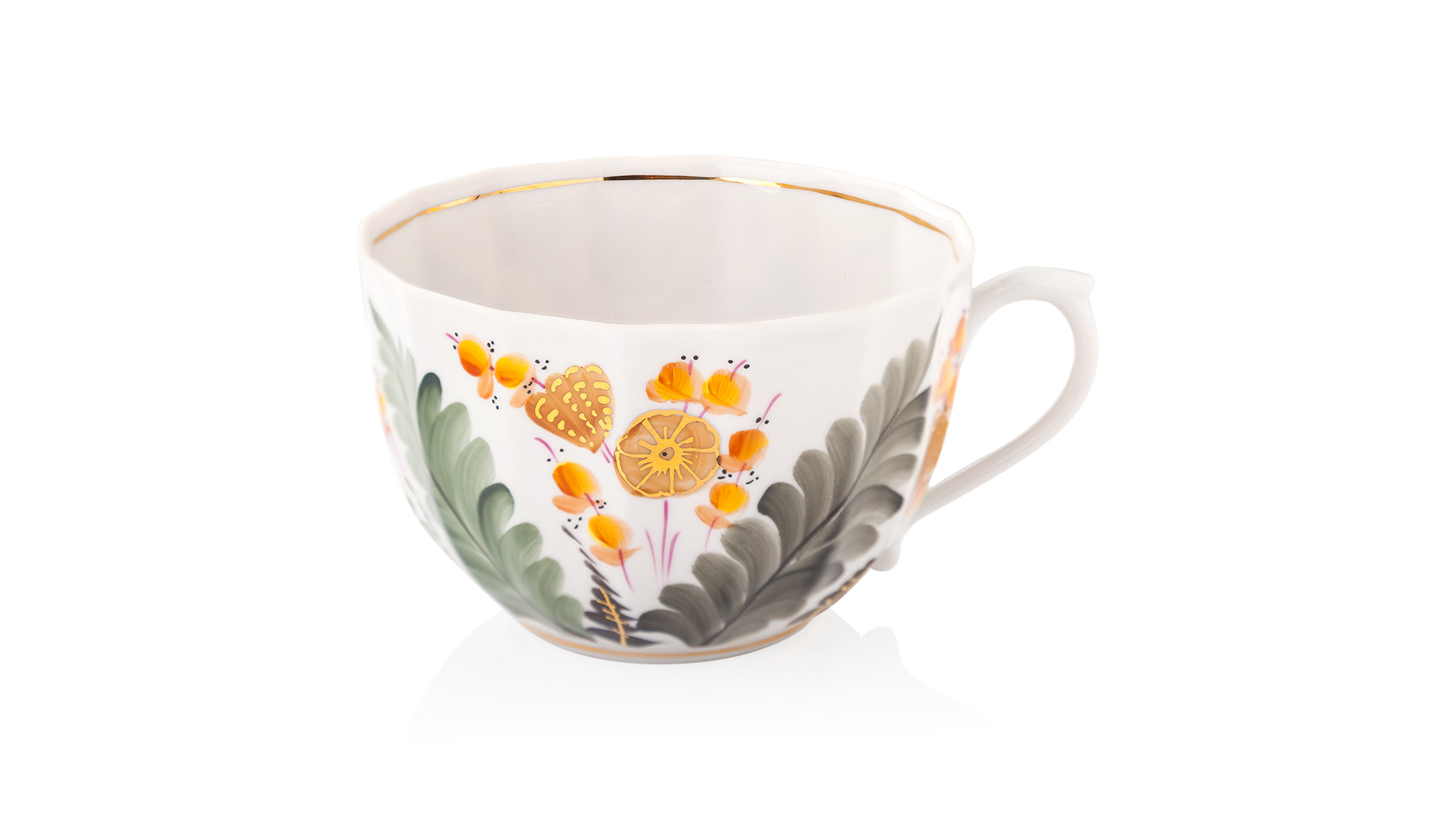 10621460 Промыслы Вербилок Сервиз чайный 6/15 "Горюн-трава" Фарфор  - Вид №5