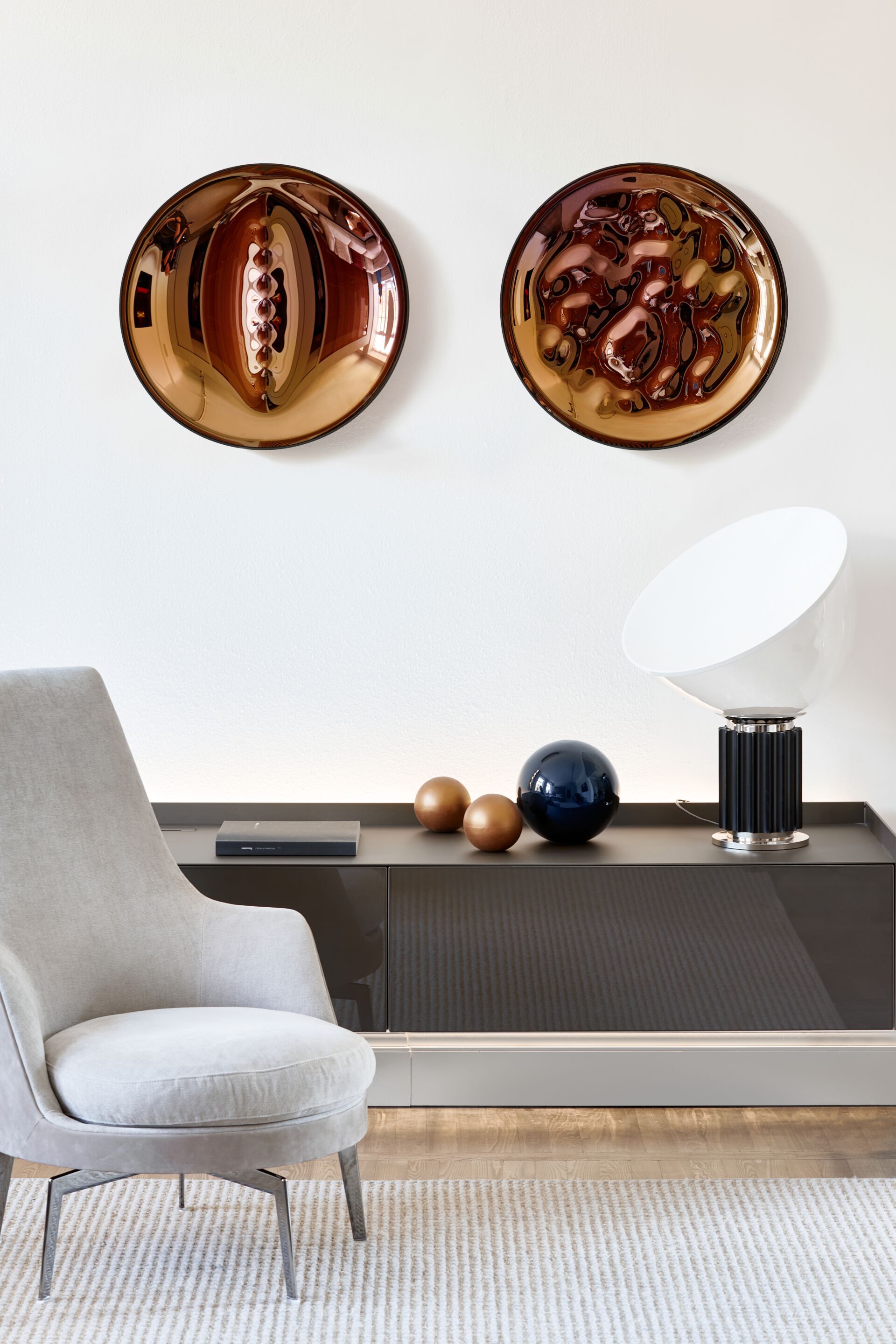 Декоративная стеклянная пластина с титановым покрытием an&angel Sun &amp ARCH-00153282 - Вид №5