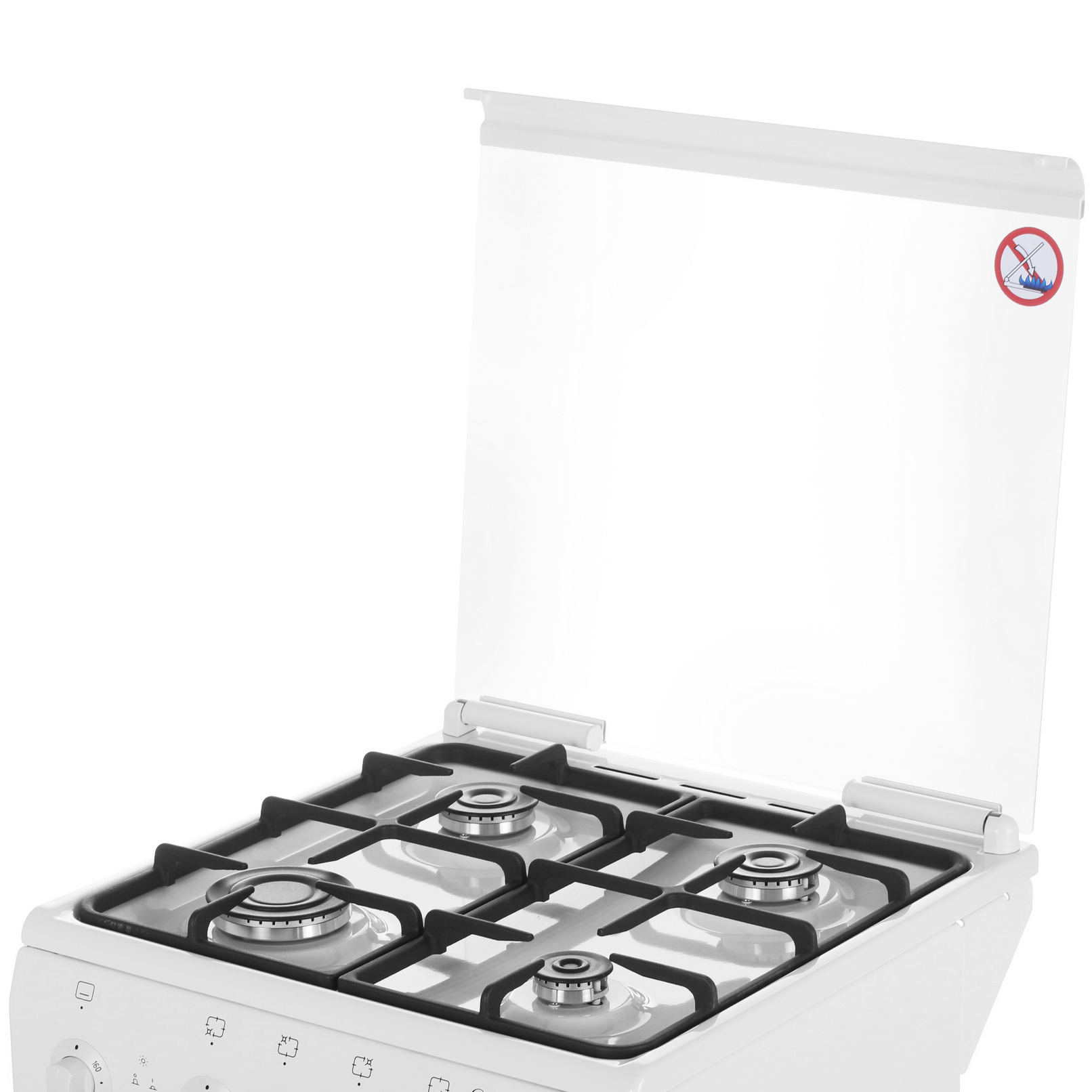 1186046 Газовая плита De Luxe 5040.33Г (КР) ЧР белый STDN-0029206 - Вид №5