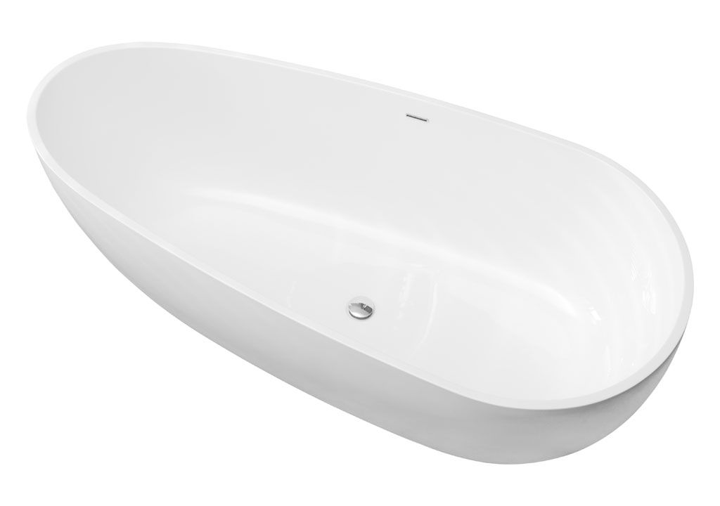 Ванна из искусственного камня Aquanet Miracle TC-S06B 185x83, глянцевая TCS06B - Вид №6