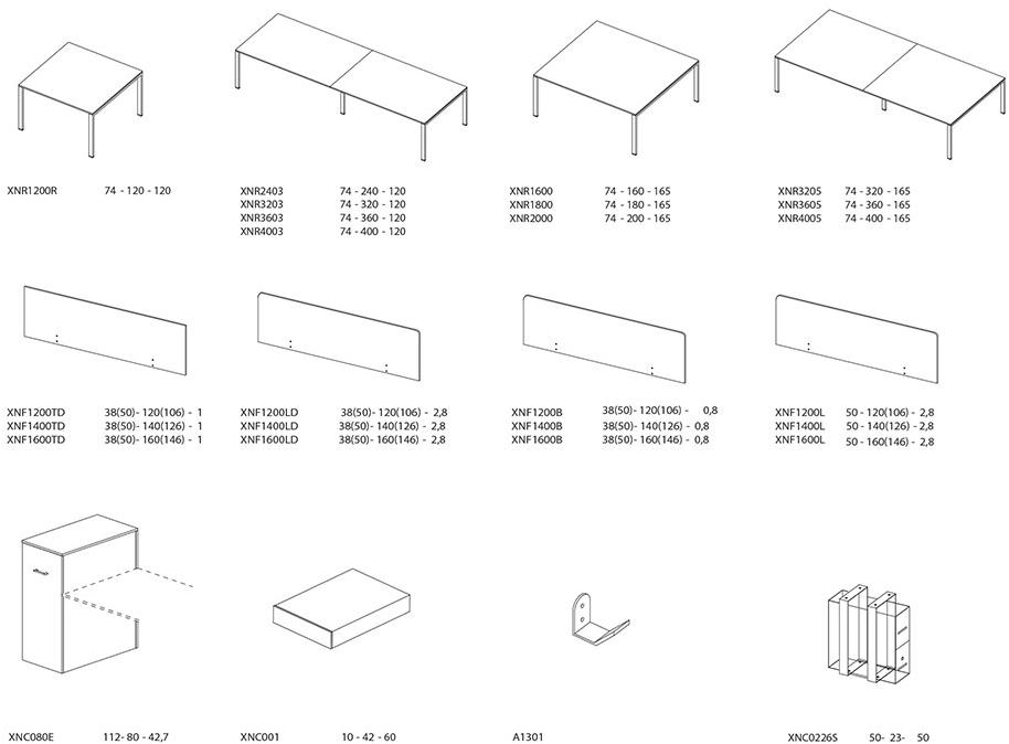 Ultom Модульный рабочий угловой стол 6x3 sun-id-1424782 - Вид №2