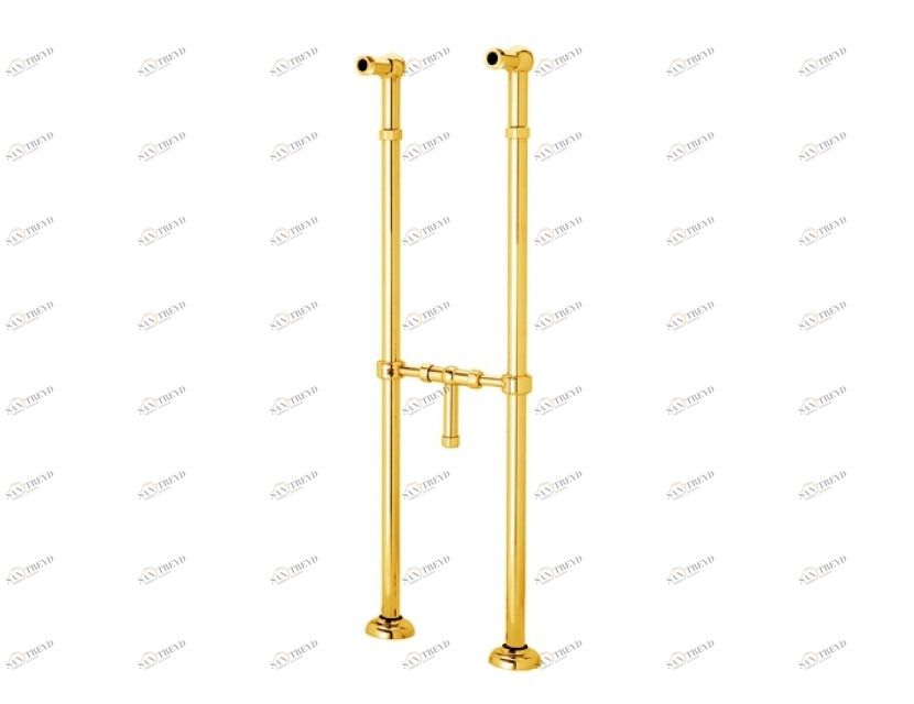 035039.000.71 Трубы для отдельно стоящей ванны Античное серебро Mestre RETRO