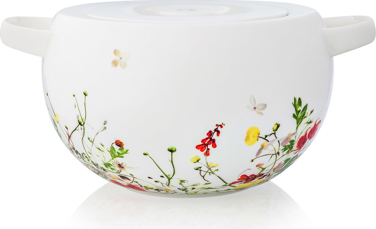 10561827 Rosenthal Блюдо для горячего с крышкой Rosenthal Дикие цветы, фарфор Фарфор 