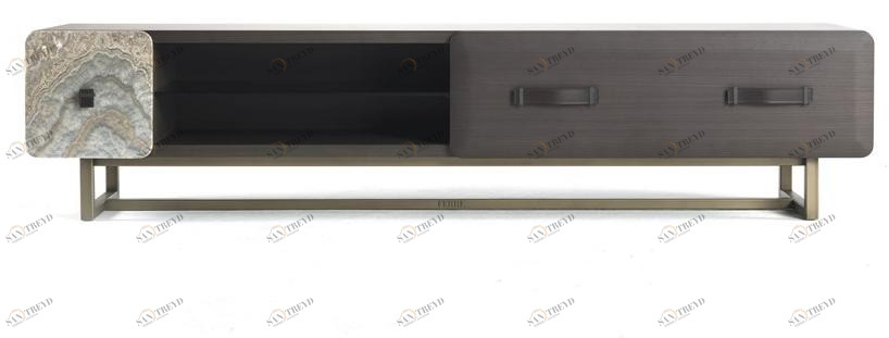 Gianfranco Ferré Home Деревянная тумба под ТВ с раздвижными дверцами с ящиками Five points sun-id-1387360