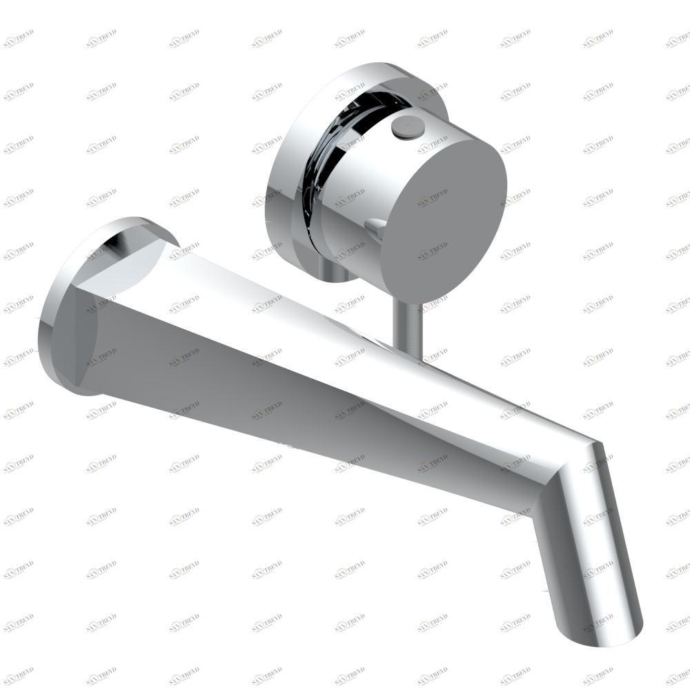 G3U-6541B Trim only for Built-in basin mixer with spout (two x 1/2'' inlets and one 1/2'' outlet), without waste Thg-paris Montaigne marbre Leonardo Grey с рукоятками Хром G3U 6541B A02 CAT.A