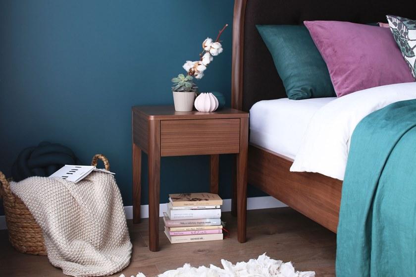 Heavens Прикроватная тумба из орехового дерева квадратная с ящиками Petra sun-id-1463117 - Вид №3