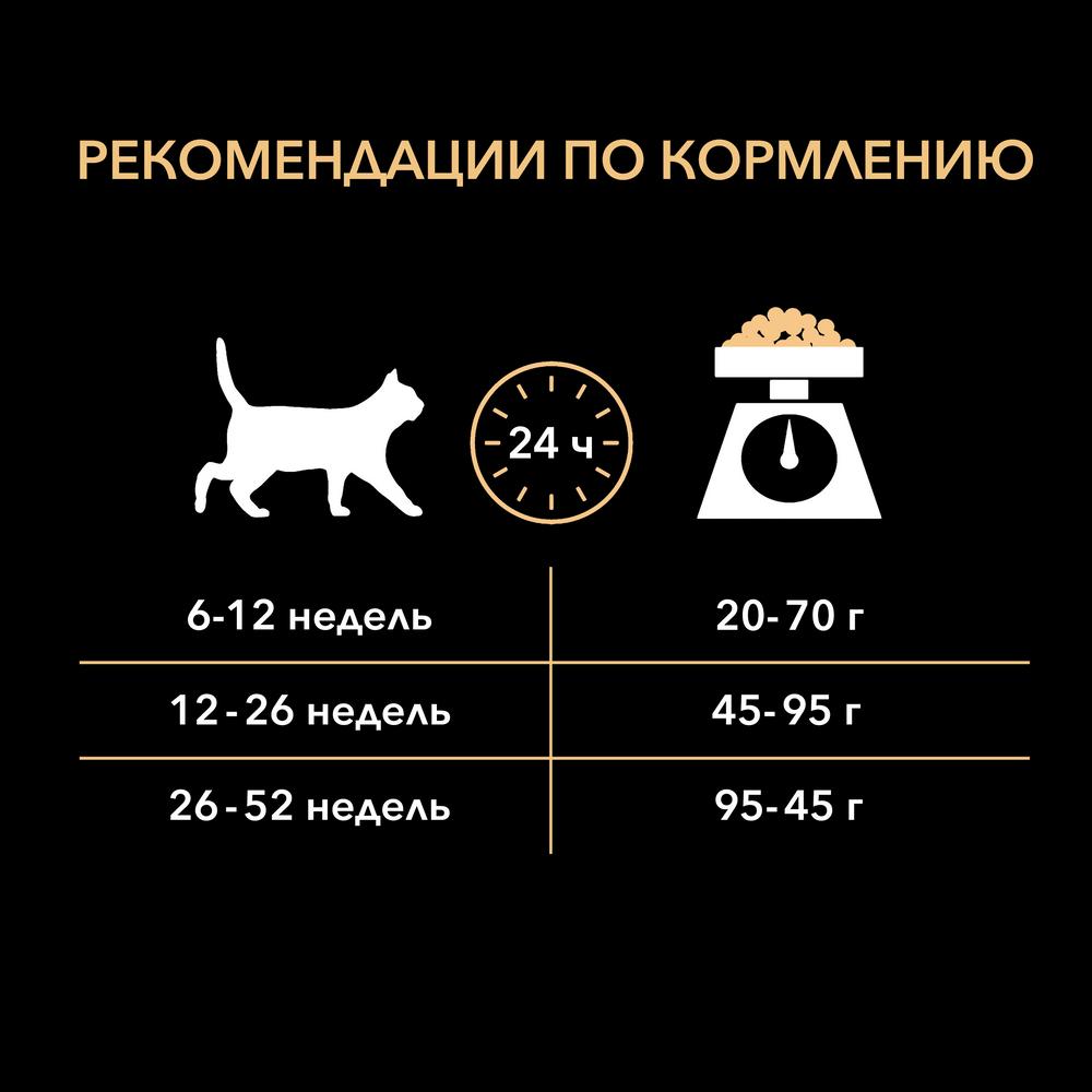 ПР0037488 Корм для котят с чувствительным пищеварением или с особыми предпочтениями в еде, индейка сух. 3 кг Pro Plan  - Вид №6