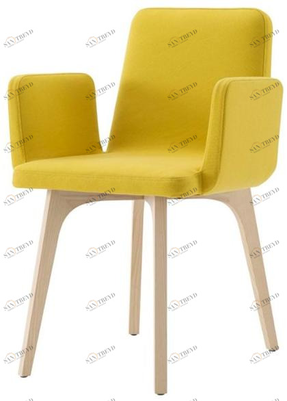 Ligne Roset Стул с обивкой и подлокотниками Vik 10261152