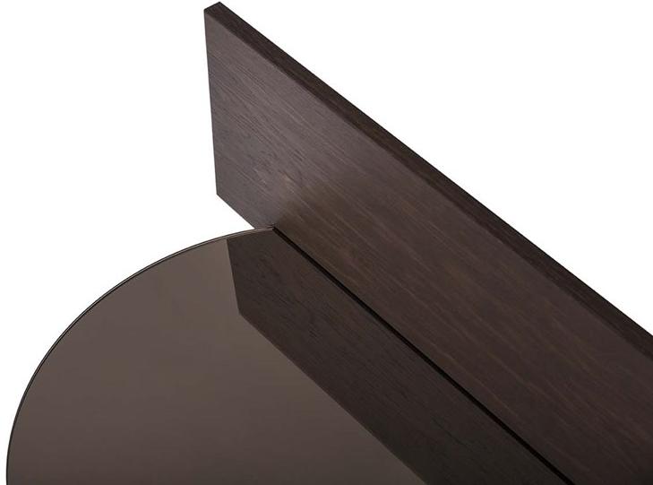 Tonin Casa Зеркало / полка из дерева и стекла  T6411  - Вид №1