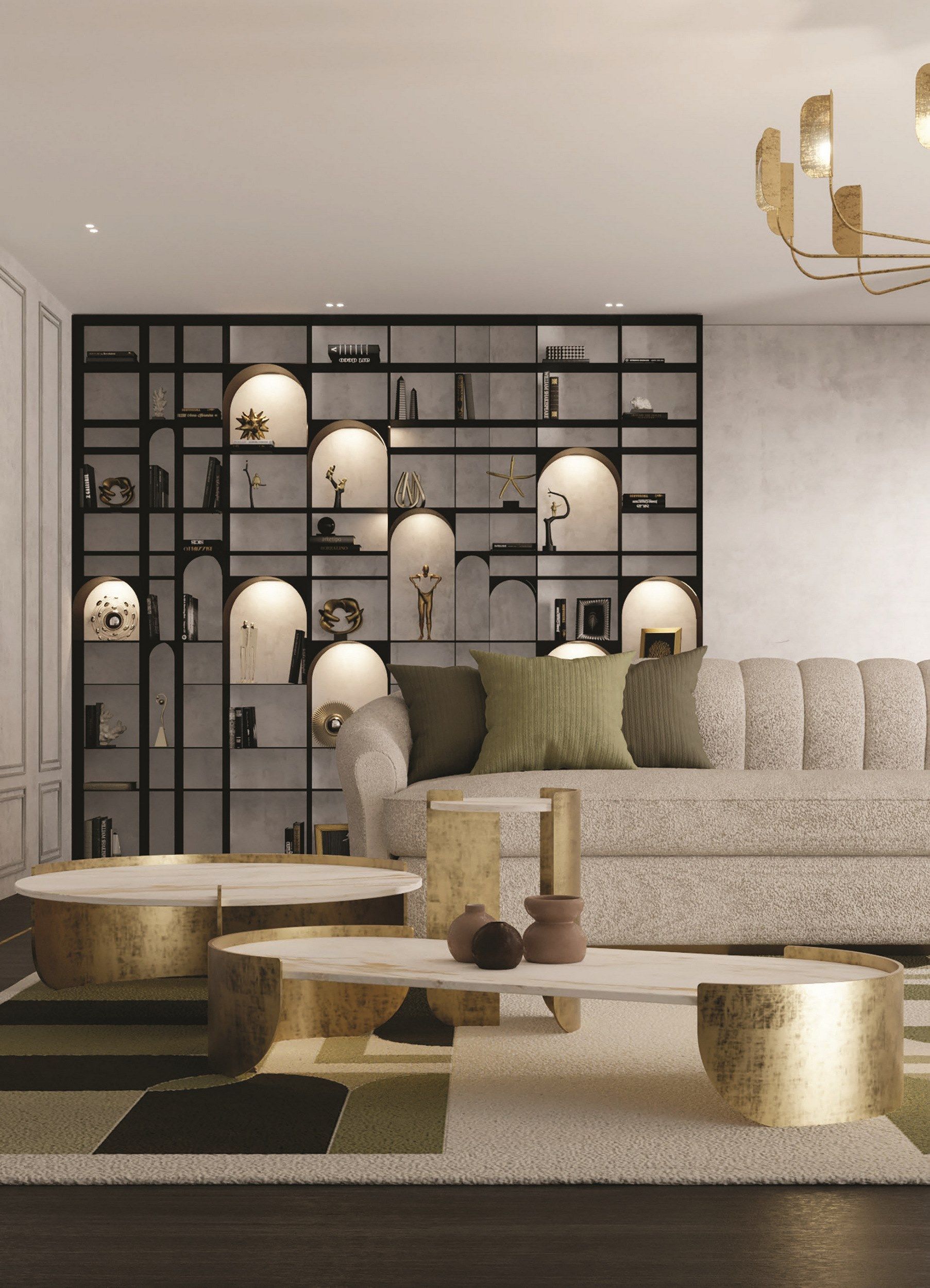 Круглый керамический журнальный столик CASA +39 ENCORE Italia ARCH-00094241 - Вид №1