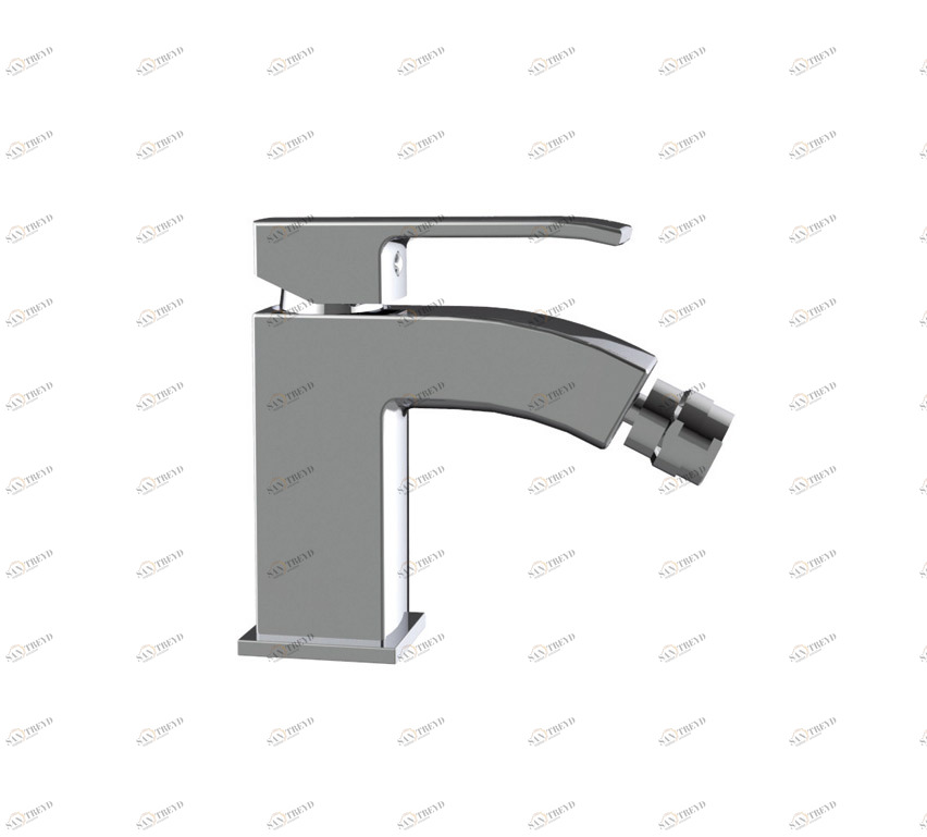Смеситель на биде однорычажный, без донного клапана CEZARES LIVELLO-BSM1-01-W0 