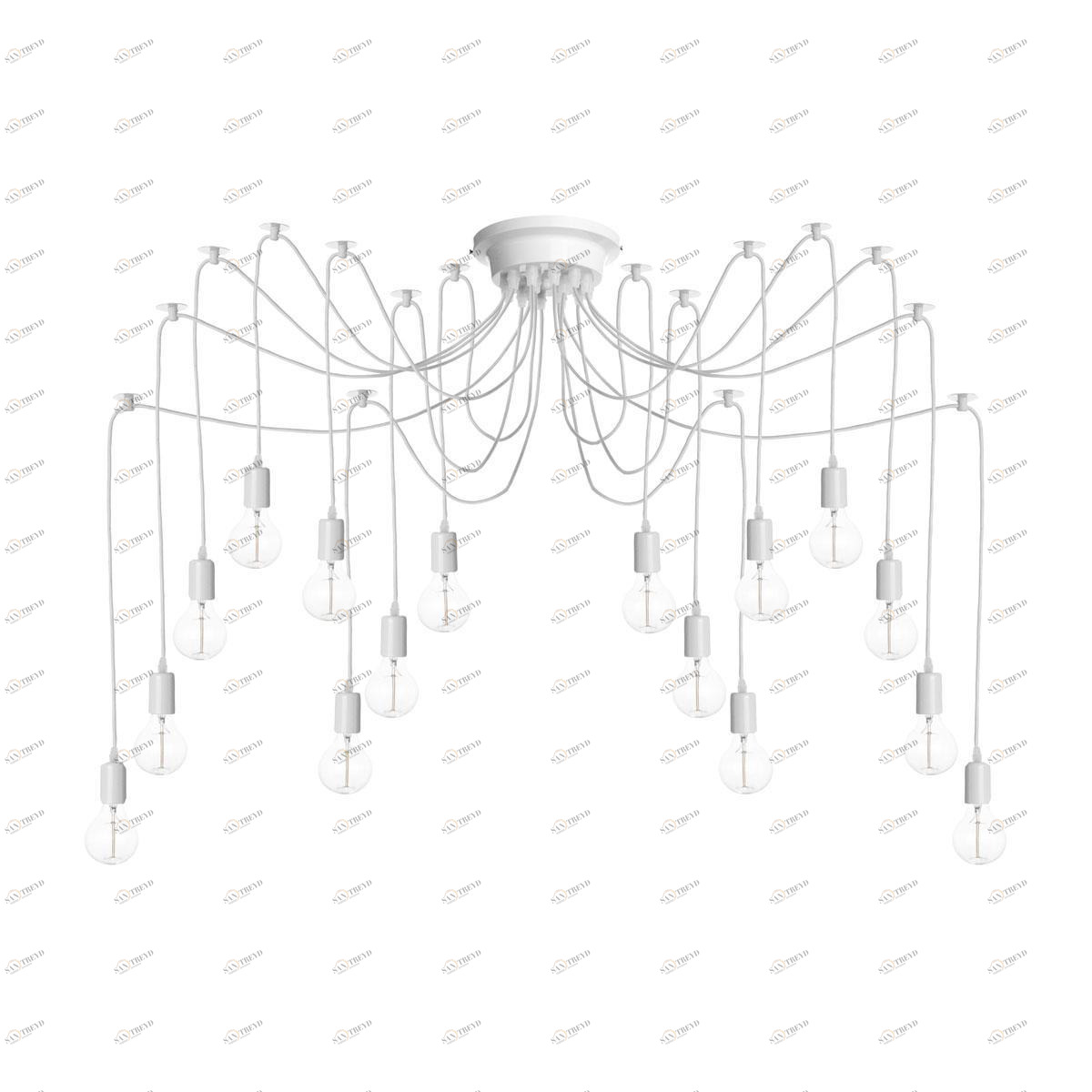 Подвесная люстра Loft IT Spider Loft1162W/16 белая LOFT IT ДИЗАЙНЕРСКИЕ, SPIDER 118382 Белый 