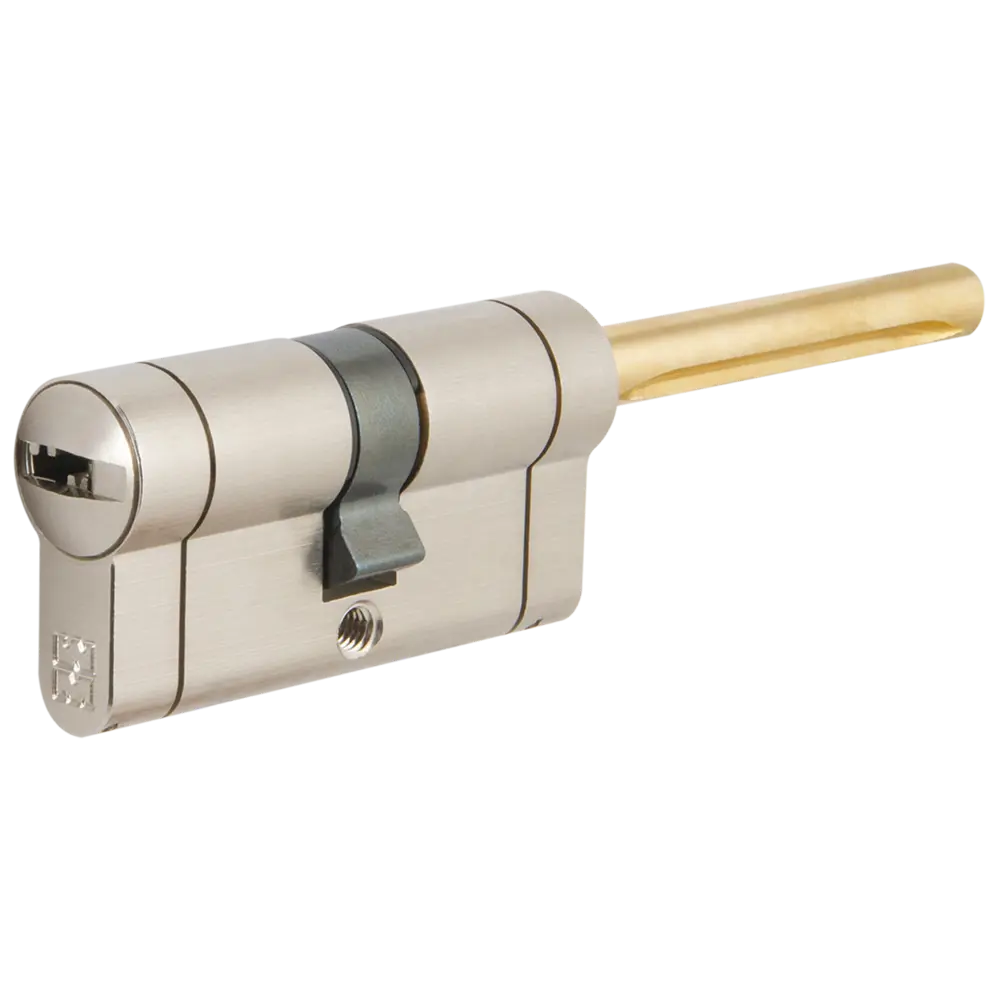 Цилиндр Mottura Champions Pro CP4P363101C5, 31x10x26 мм, ключ/шток, цвет матовый никель, без вертушки 82393138 STLM-2098414