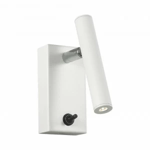 Спот настенный светодиодный с выключателем белый Cornetta 2122-1W FAVOURITE CORNETTA WHITE 00-3925416 Белый