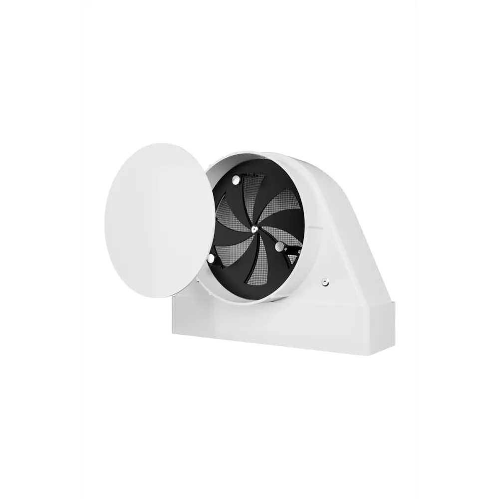 Вентиляционная решетка со шторкой и сеткой Era SH 125 208x208 мм сталь цвет белый STLM-2150934 - Вид №1