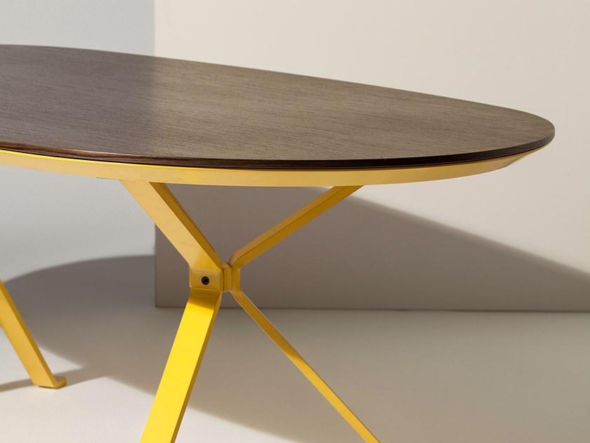 Manerba Овальный деревянный стол Revo U1700fm80 / u1700fm8 - Вид №1