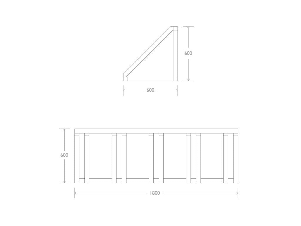 Стойка для велосипедов Strongplast EUROCOMITALIA современная мебель ARCH-00054126 - Вид №2