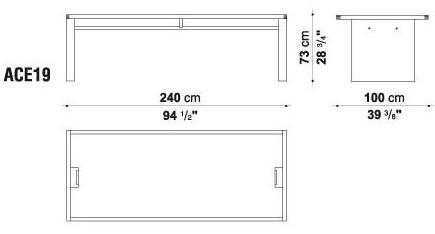 B&B Italia Project Прямоугольный письменный стол из дерева Ac executive sun-id-1384199 - Вид №35