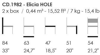 Fenabel Стул из мягкой ткани Elicia sun-id-1391851 - Вид №3