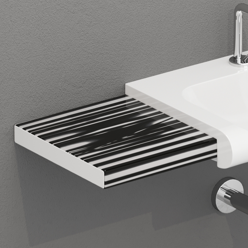 341733 Столешница из керамики 32x35,5 цвет Декор Kerasan Inka project Италия