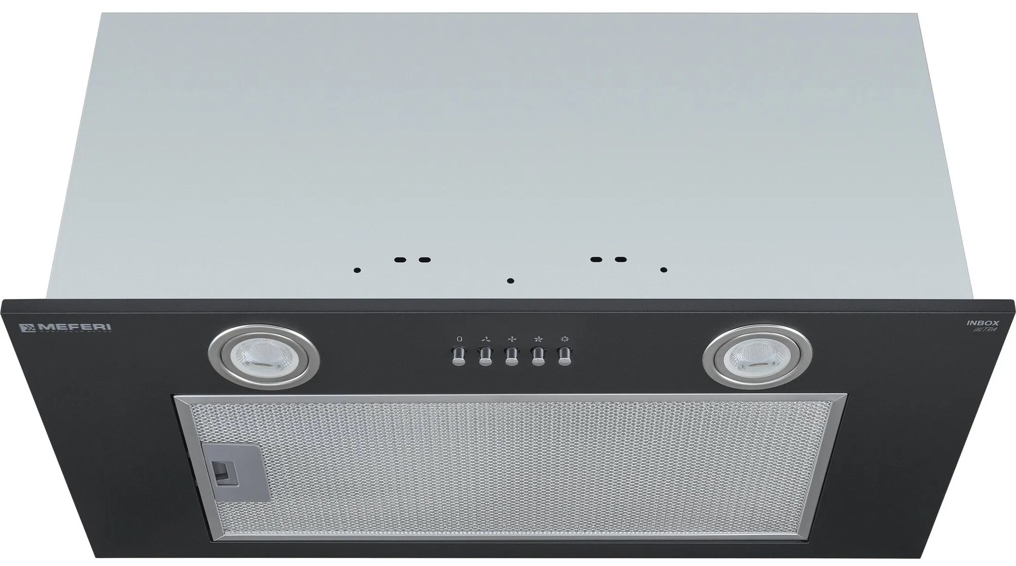 9168677 Вытяжка полновстраиваемая Meferi INBOX60BK ULTRA черный STDN-0047706
