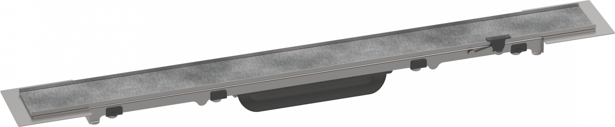 56029000 Набор трап для душа 600 RainDrain Rock Finish, обрезанный по размеру и под плитку Hansgrohe 