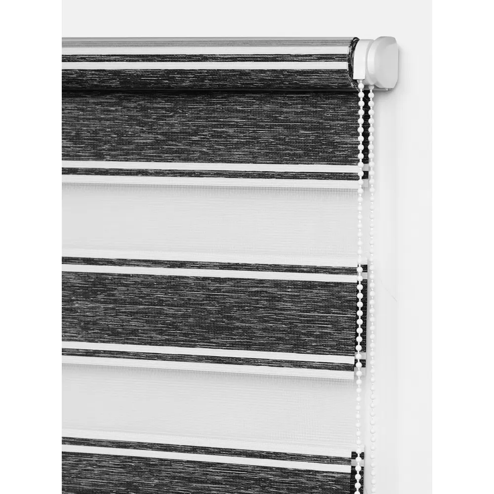 Штора рулонная день-ночь Дэли 100x160 см серая MIAMOZA STLM-2060413 - Вид №1