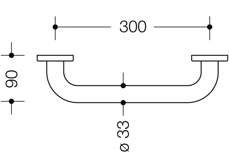 477.31B200 ручка или полотенцесушитель HEWI Edition matt | Polyamid  - Вид №5