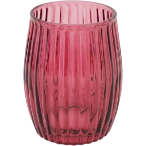 Стакан для зубных щёток Vidage Amatista стекло цвет красный