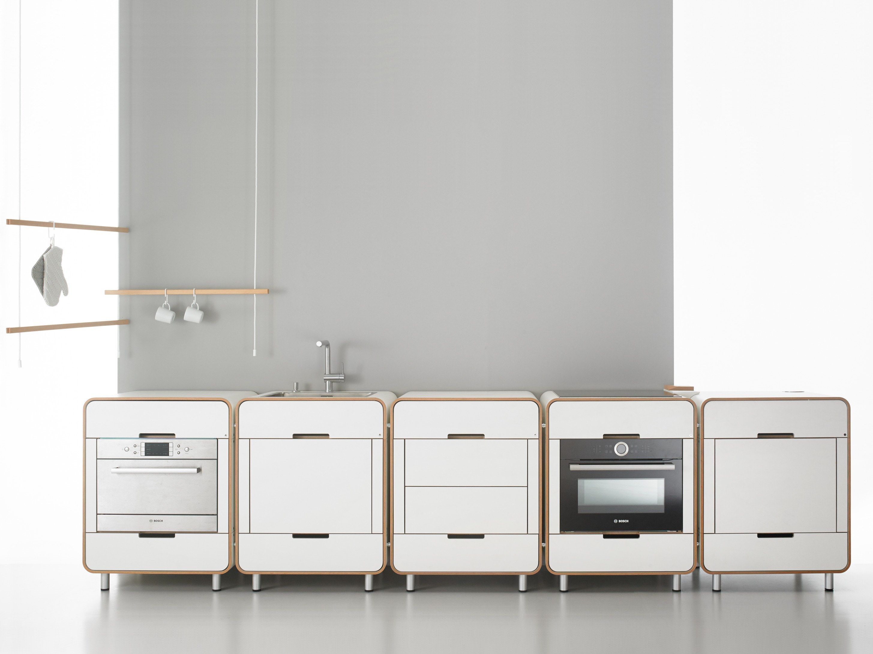 Отдельно стоящий кухонный модуль с ящиками Stadtnomaden A La Carte II ARCH-00085809 - Вид №1