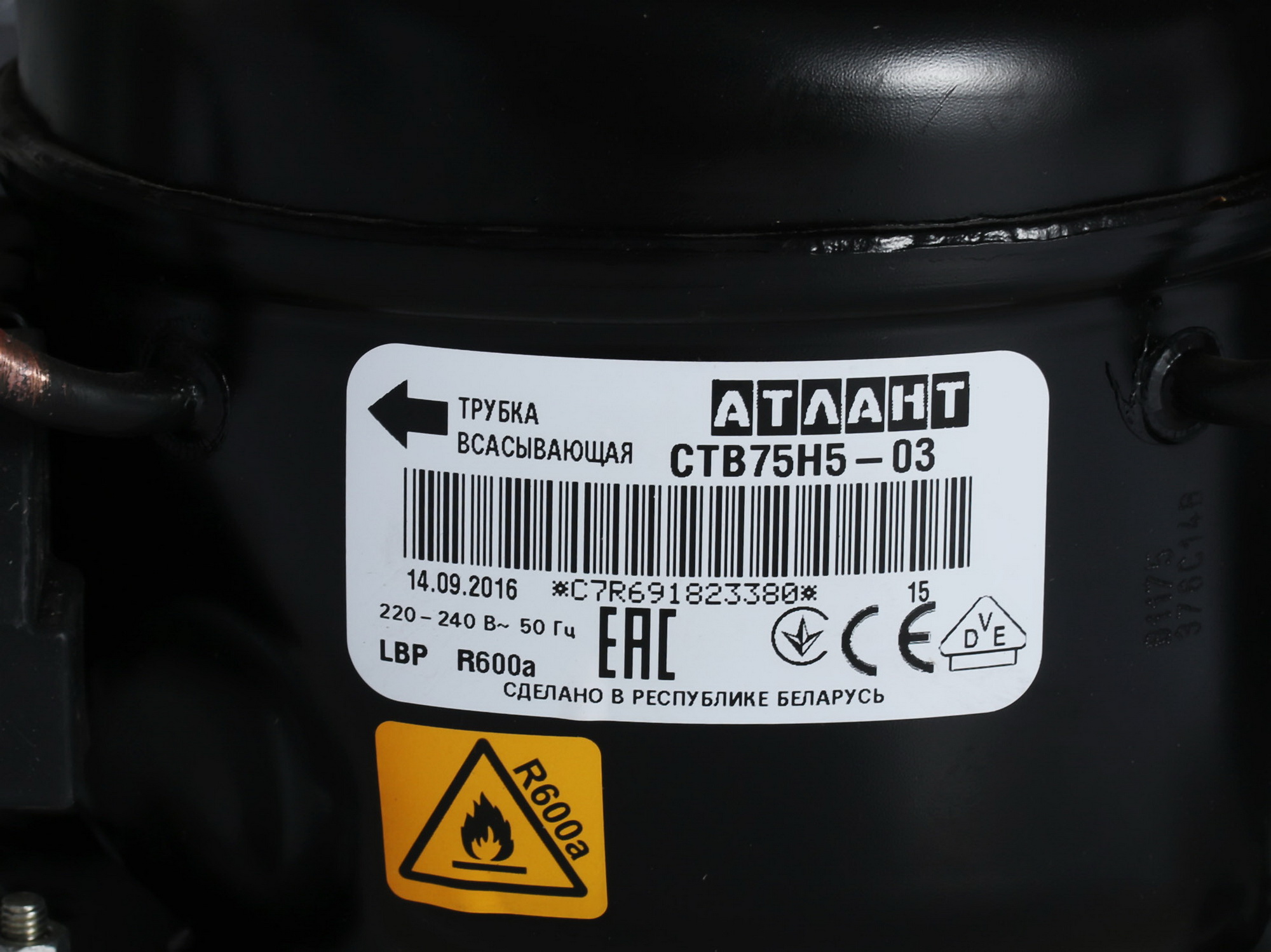 1229526 Холодильник с морозильником   DON R-226 B белый STDN-0136141 - Вид №7