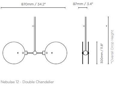 Ross Gardam Подвесной светильник из стекла Nebulae Nc.12.v1.xxx - Вид №4
