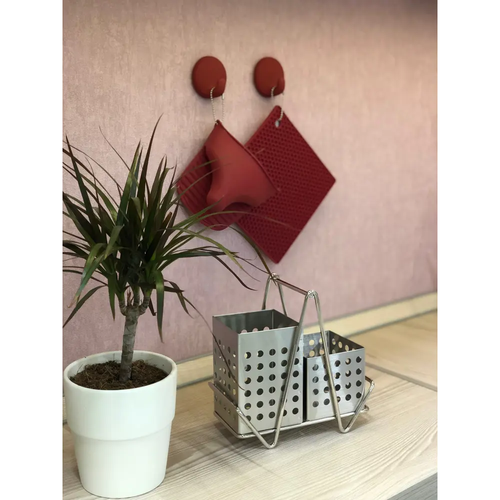 Прихватка/подставка под горячее 17x17x0.5 см силикон цвет пунш 18581632 STLM-2161841 Santreyd  - Вид №4