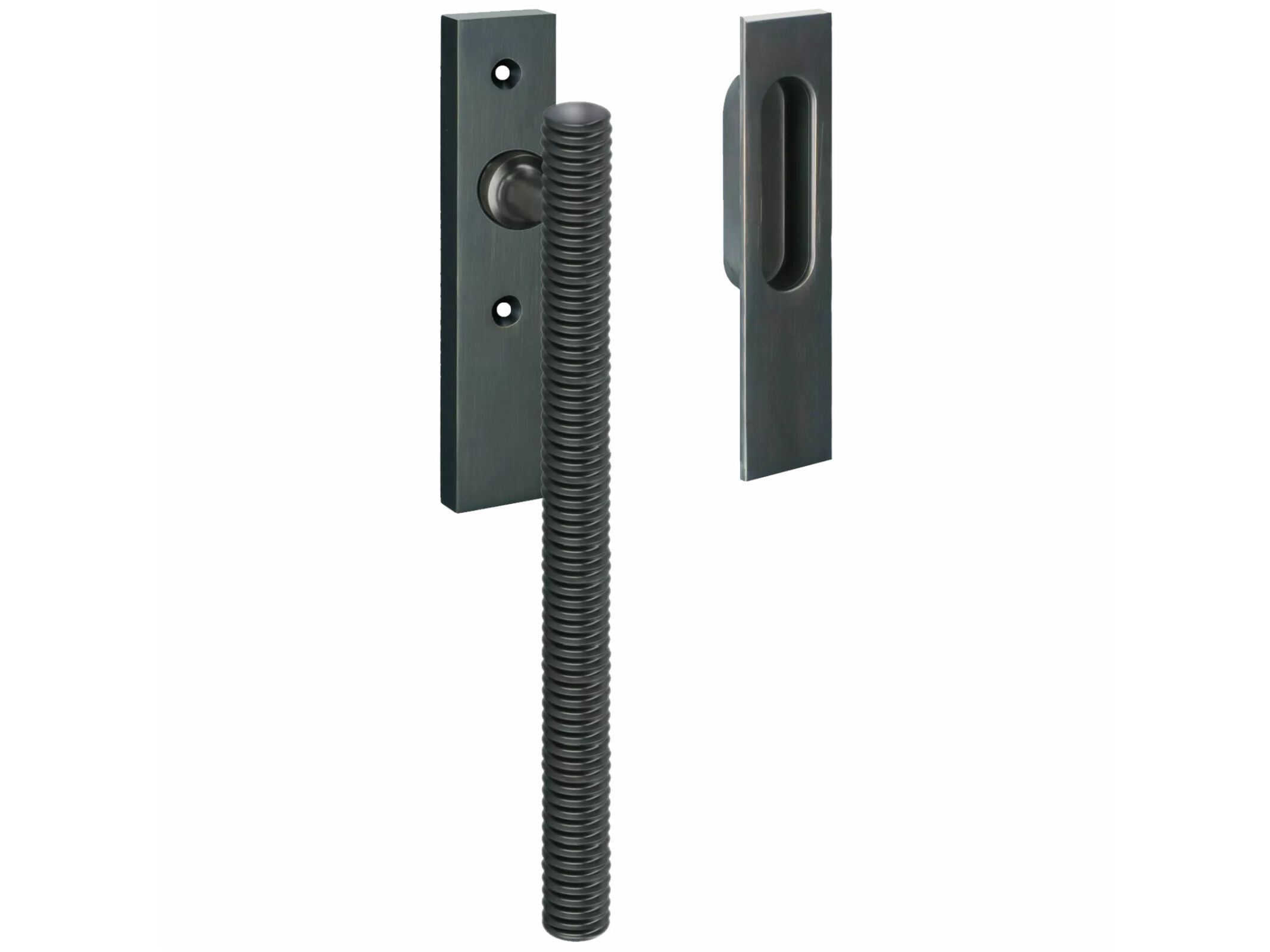 Утопленная латунная ручка на пластине Quincalux London ARCH-00101855 - Вид №2