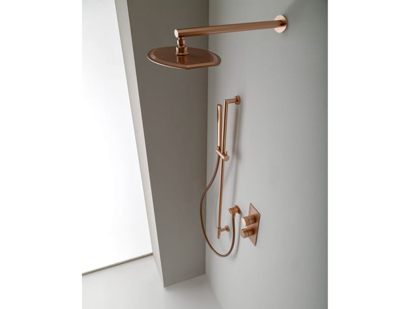Набор для душа с одной ручкой из латуни с ручным душем Rubinetterie Treemme Hedo' ARCH-00116725