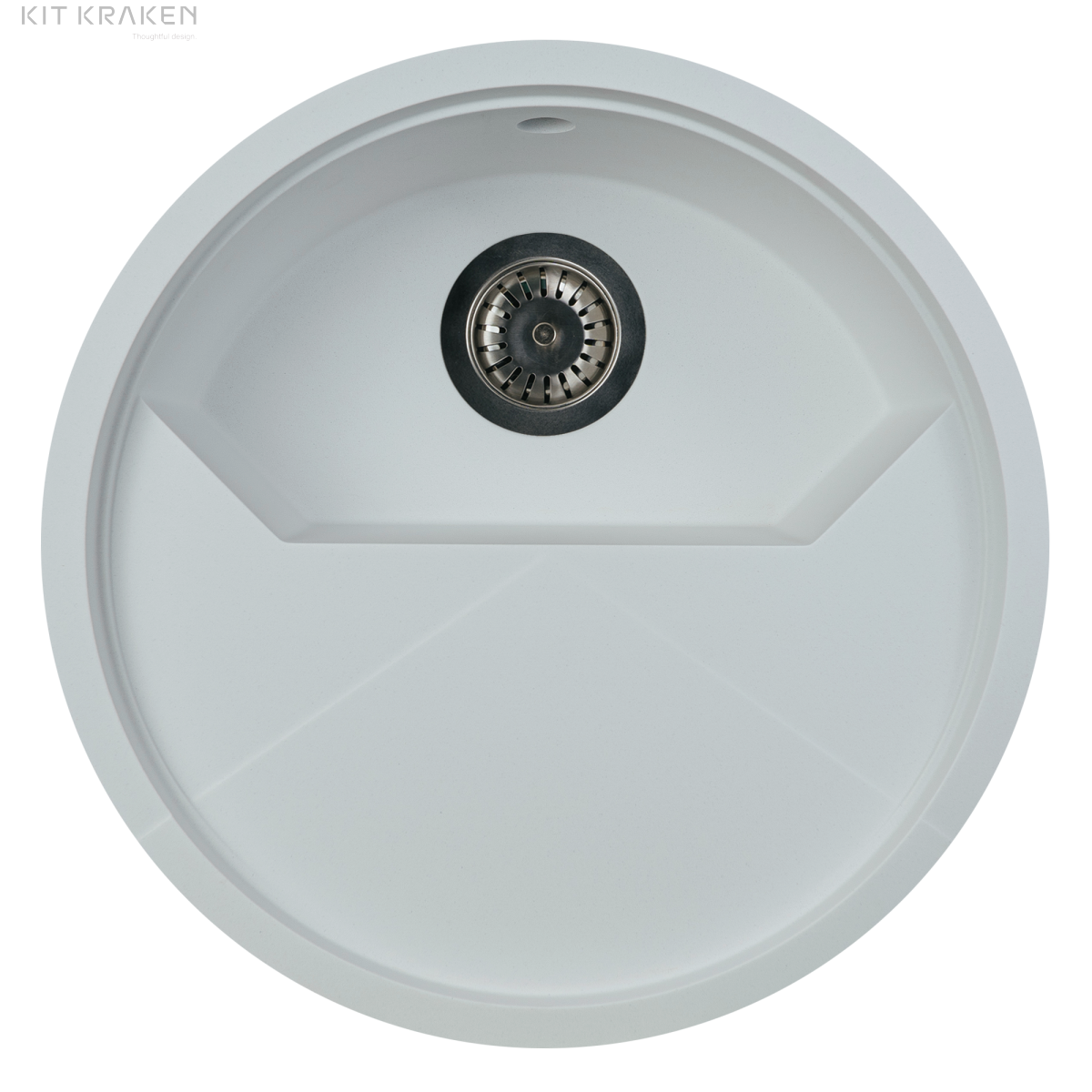 Кухонная мойка Kit Kraken Stream White 