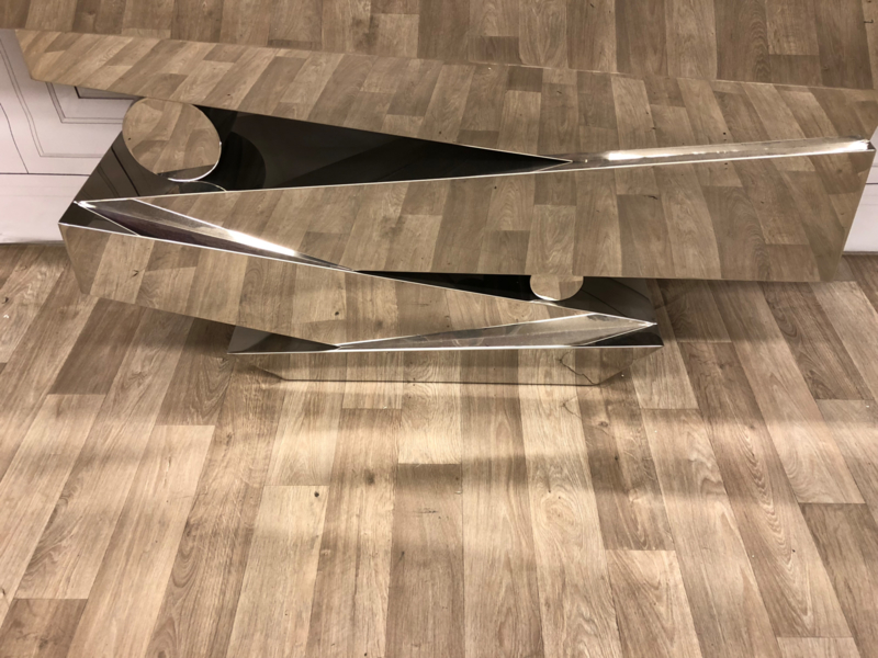 Консоль зеркальная с фигурной ножкой Miramar от Eichholtz EICHHOLTZ EICHHOLTZ 060935 Зеркальный  - Вид №3