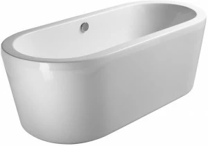 GSI ceramica Отдельностоящая овальная акриловая ванна Kube Vat80