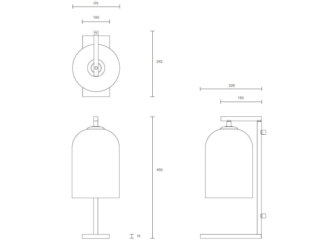 Настольная лампа из дутого стекла Articolo Studios Moni ARCH-00091696 - Вид №4