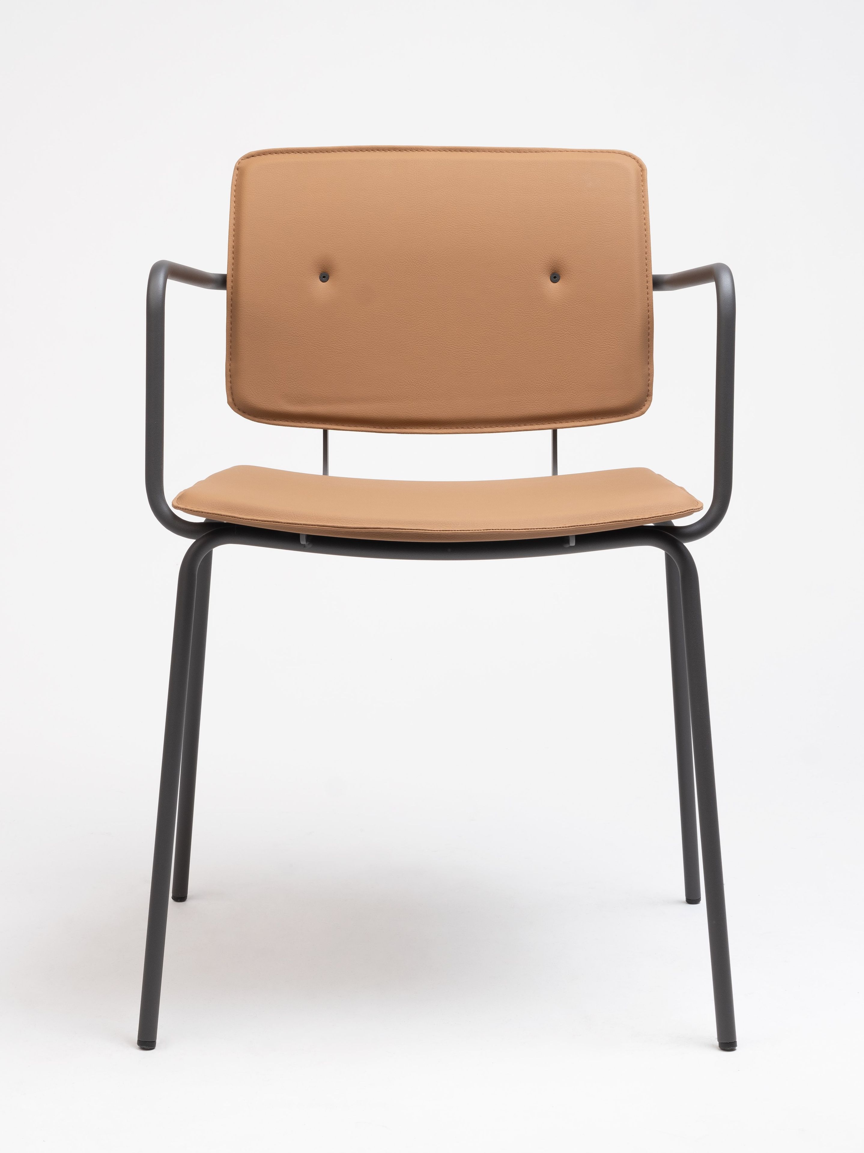 Кожаный стул с подлокотниками ONDARRETA Дон ARCH-00150715 - Вид №1