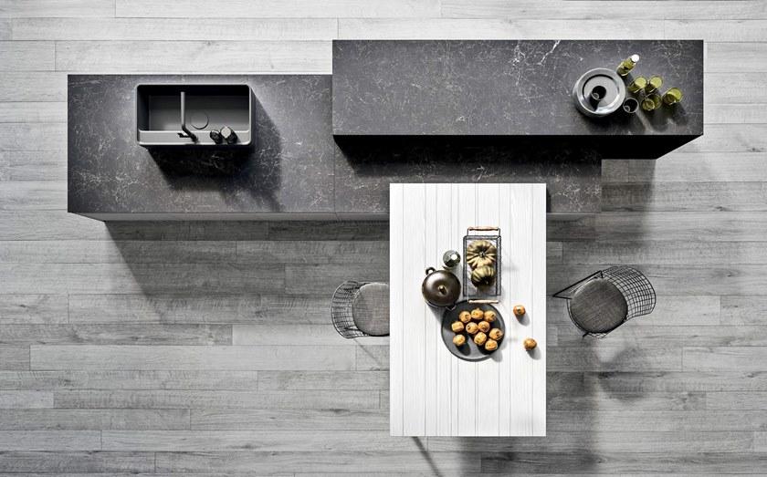 Composit Деревянная кухня с островом Pepper sun-id-1511175 - Вид №2