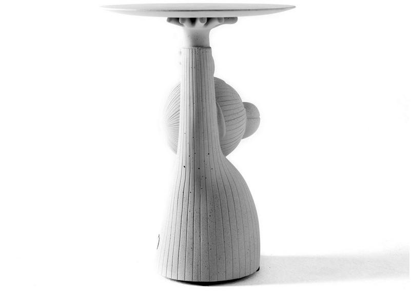 BD Barcelona Design Низкий круглый бетонный журнальный столик Gardenias sun-id-1401520 - Вид №4