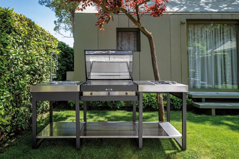 Fògher Модульная летняя кухня из нержавеющей стали sun-id-1378744 - Вид №1