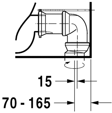 2104090000 Компакт унитаз с бачком Белый Duravit Starck 3 Германия - Вид №8