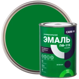 Эмаль ПФ-115 Carbon глянцевая цвет зеленый 0.8 кг 82739750 STLM-2000859