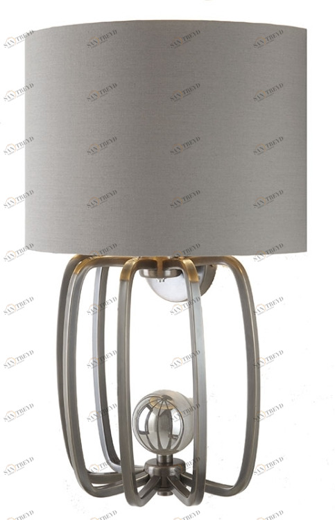 Бра Cage серое 5854 RVASTLEY  059827 Серый;хром 